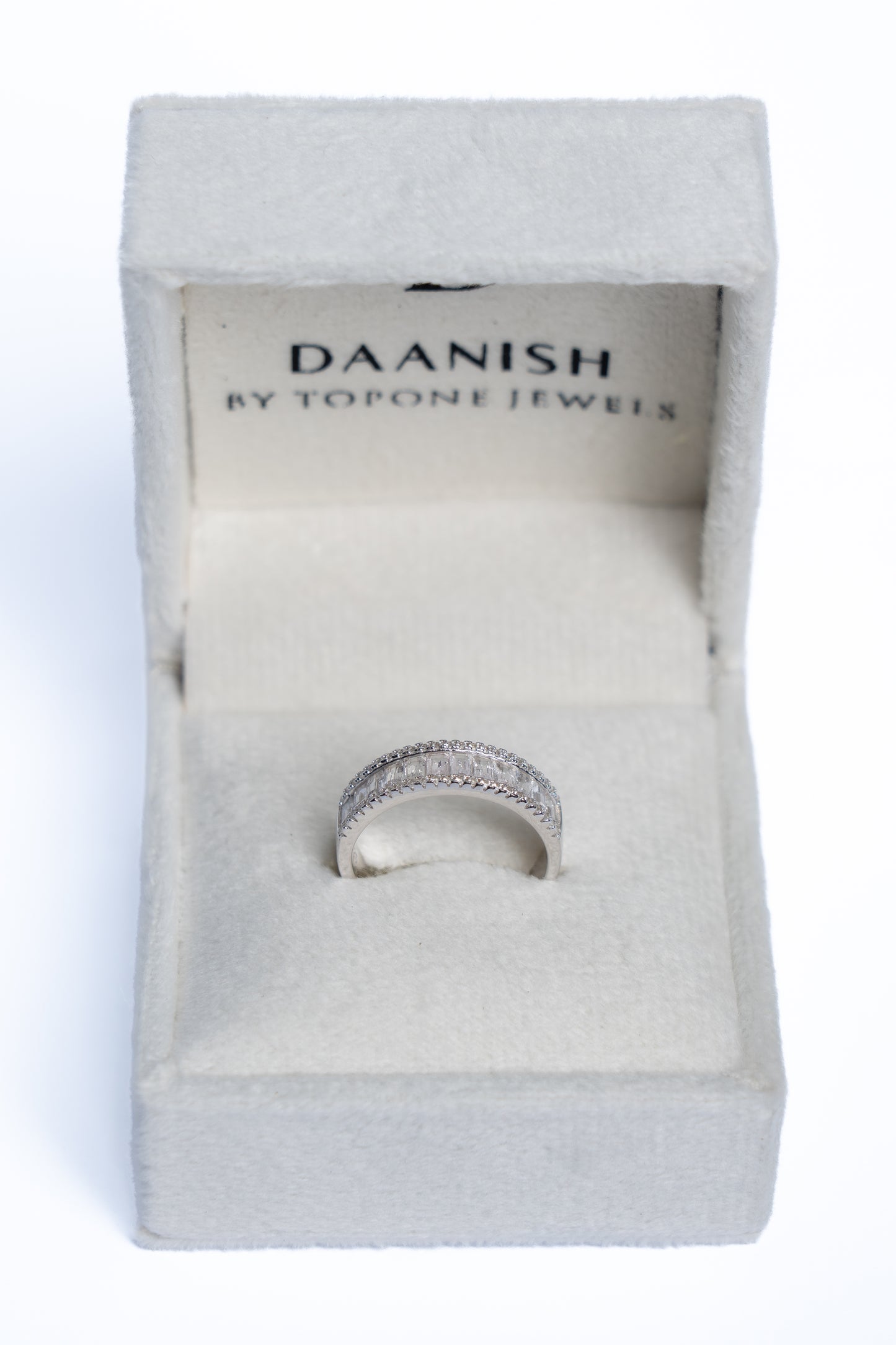 Zircon Channel Set Ring