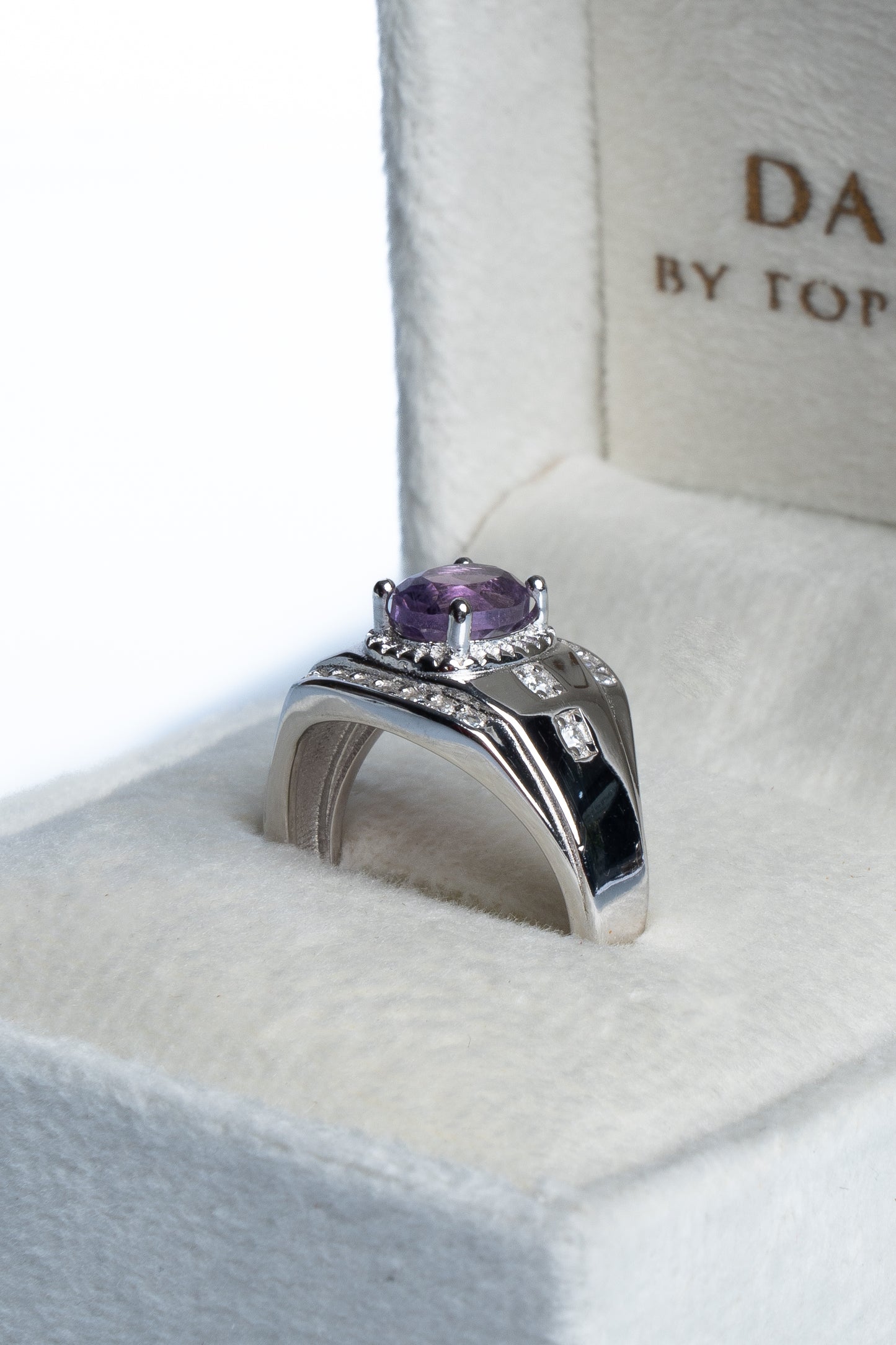 Amethyst Men's Ring