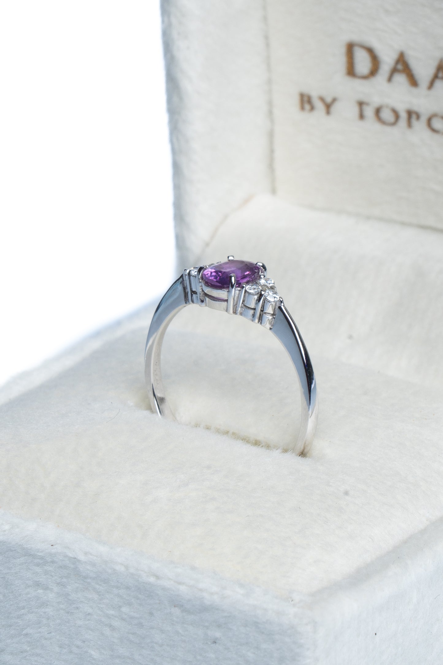 14K Violet Sapphire Juliet Ring