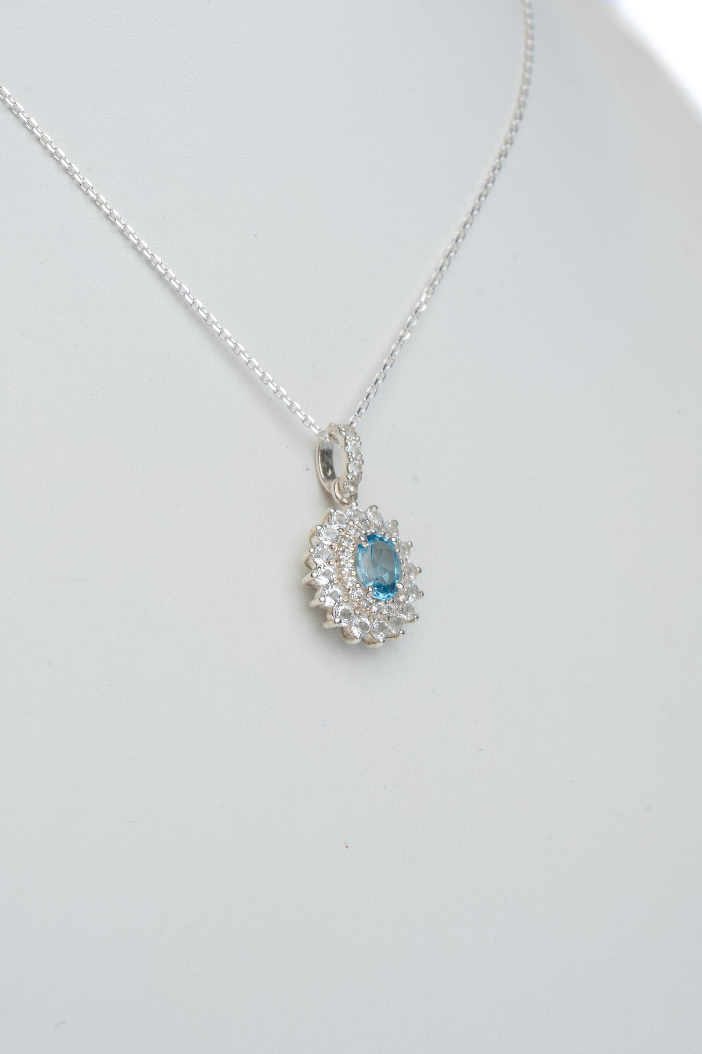 Blue Topaz Pendant