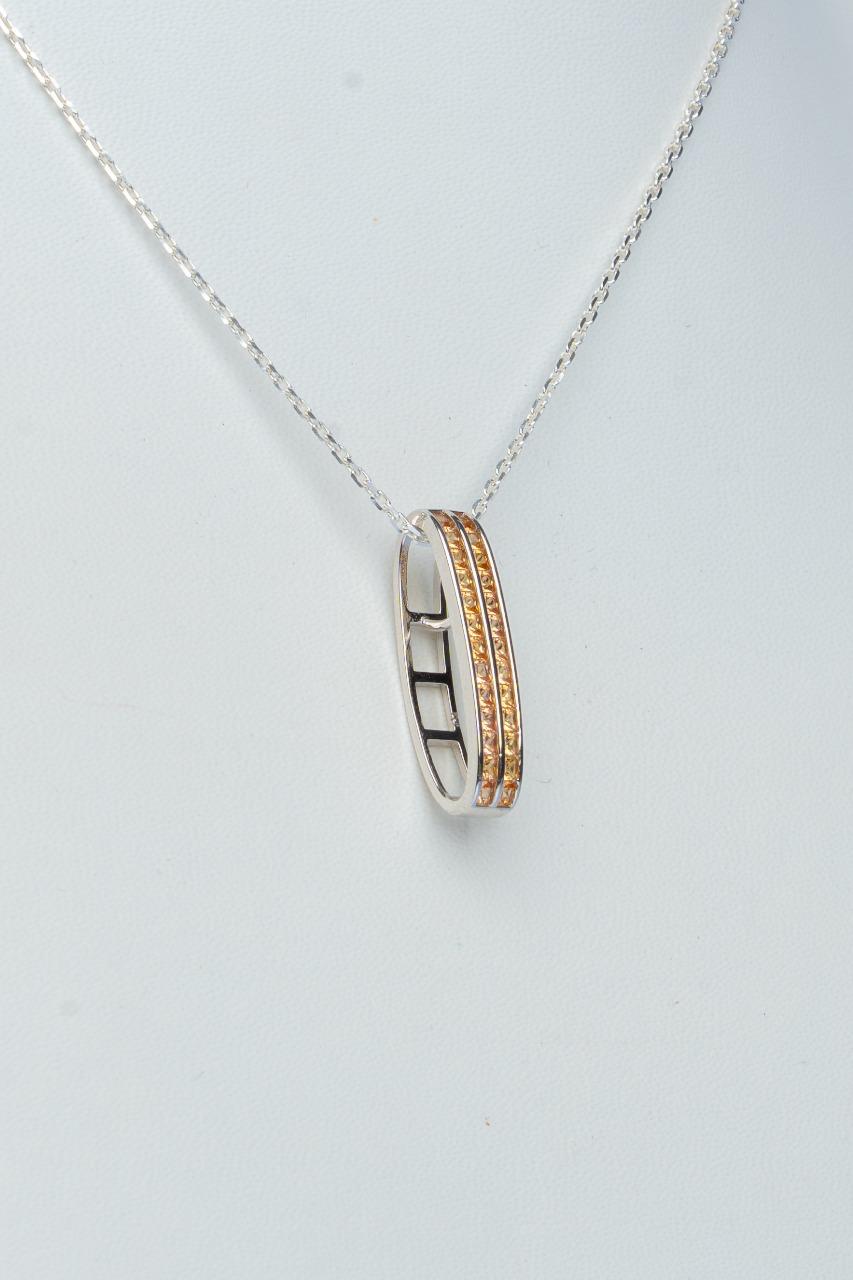 Yellow Sapphire Pendant