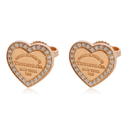 Diamond Heart Earrings