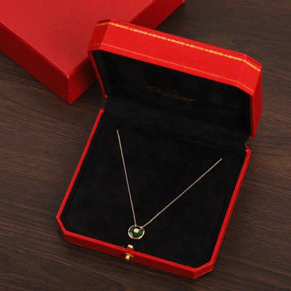 The Amulette Malachite Gold Necklace