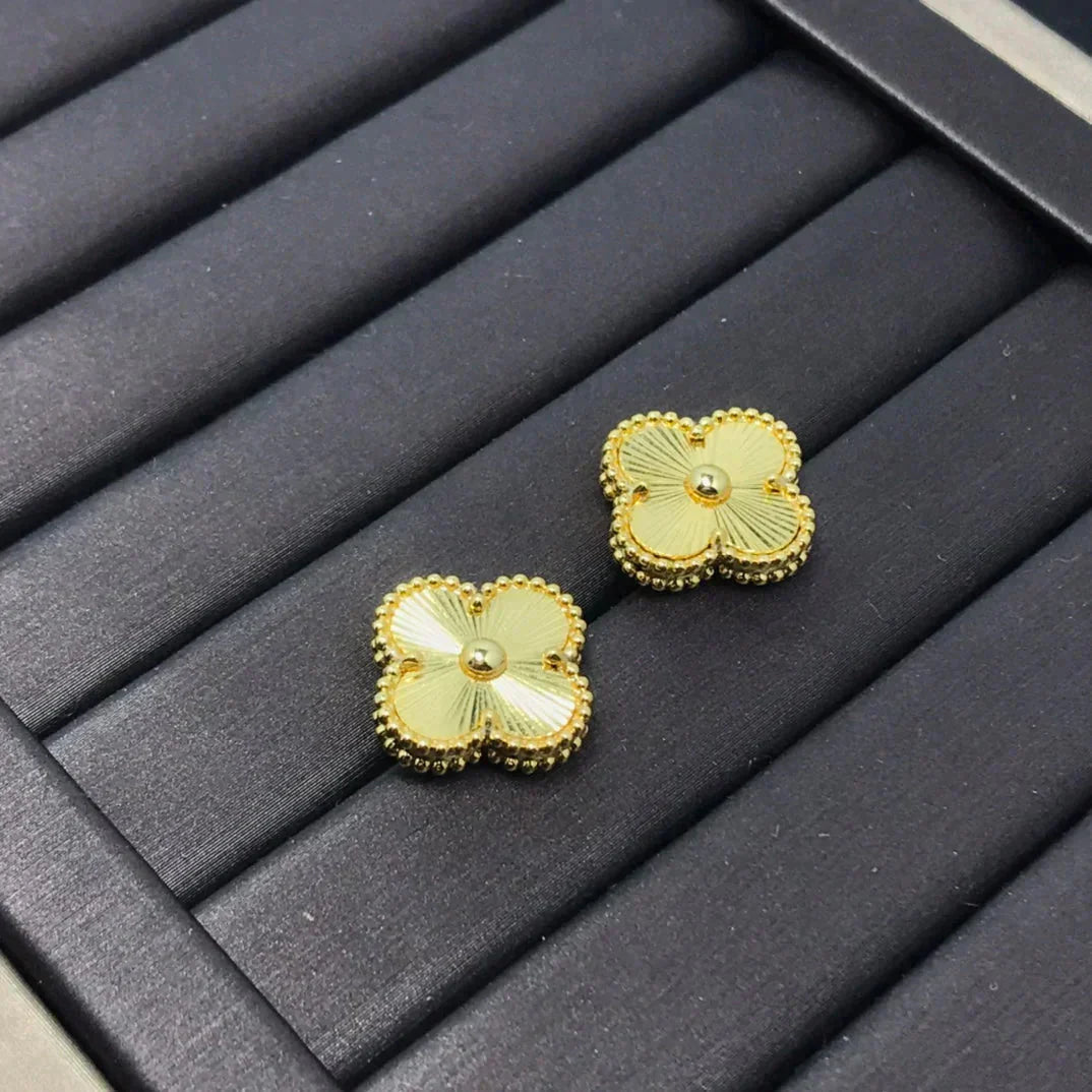 Clovers Laser Mini Earrings