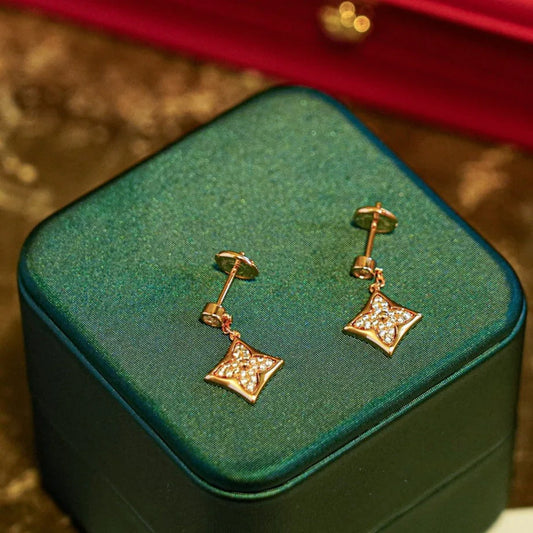 Star Diamond Earring