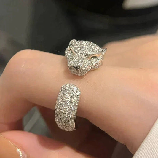 Panthere Full Diamond Ring