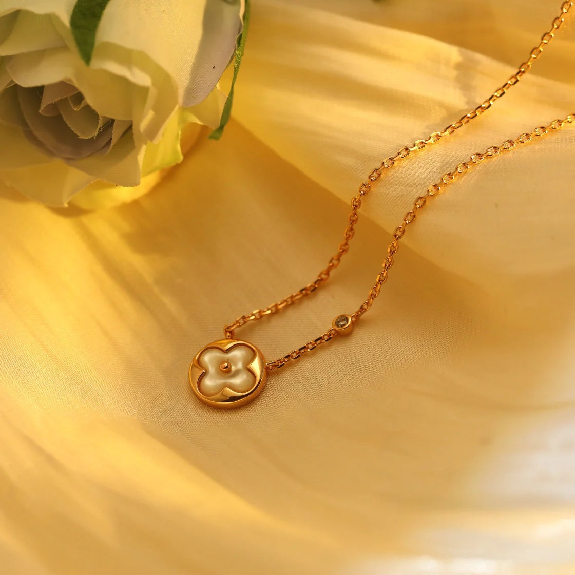 Sun Diamond Necklace