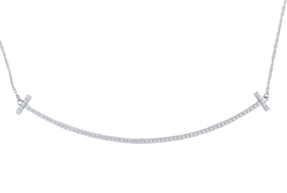 Large Smile Diamond Necklace