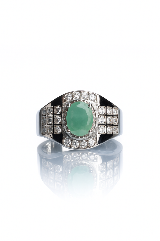 Emerald Men's Ring