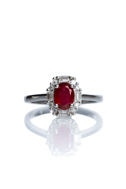 Scarlet Ruby Ring