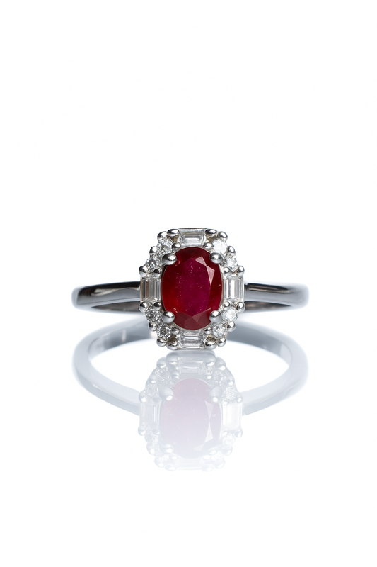 Scarlet Ruby Ring