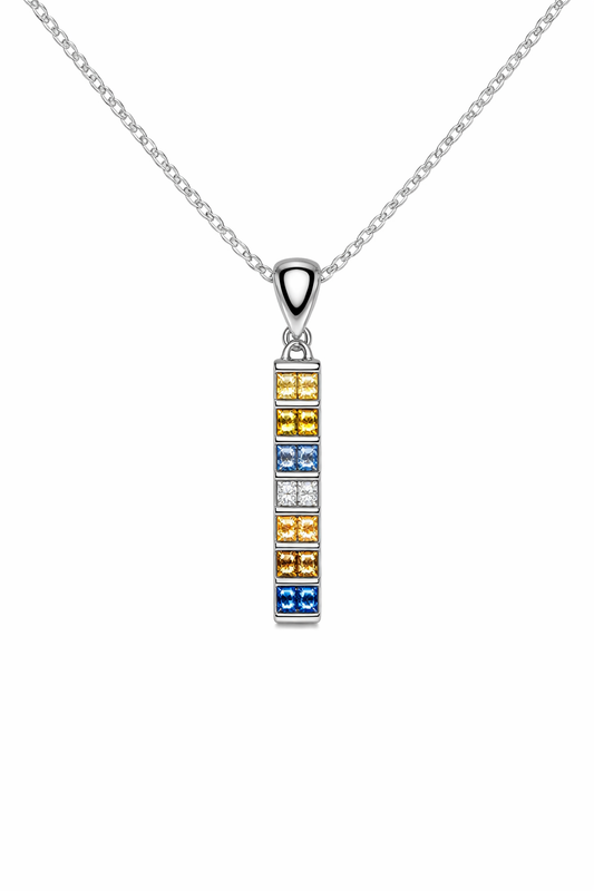 Mixed Sapphire Pendant