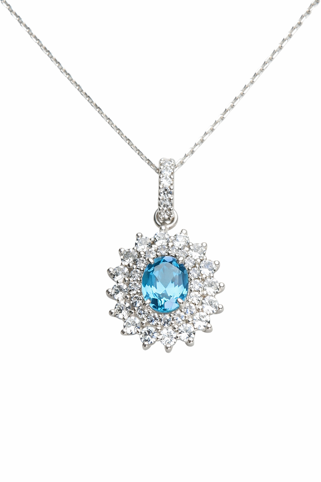 Blue Topaz Pendant