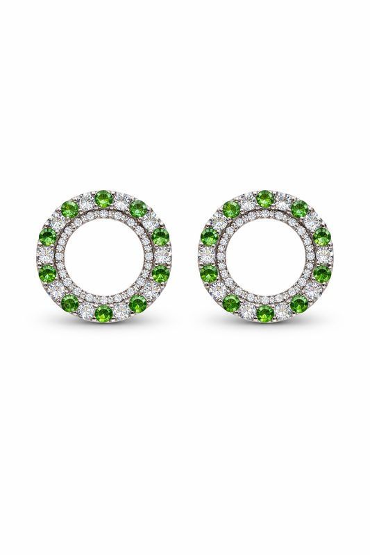 Tsavorite Stud Earrings