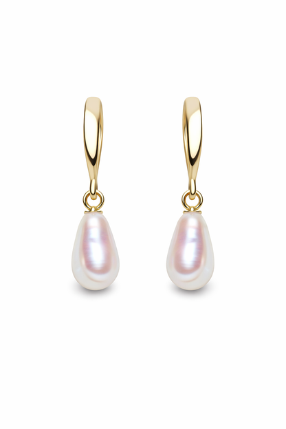 14K Natural Pearl Earring