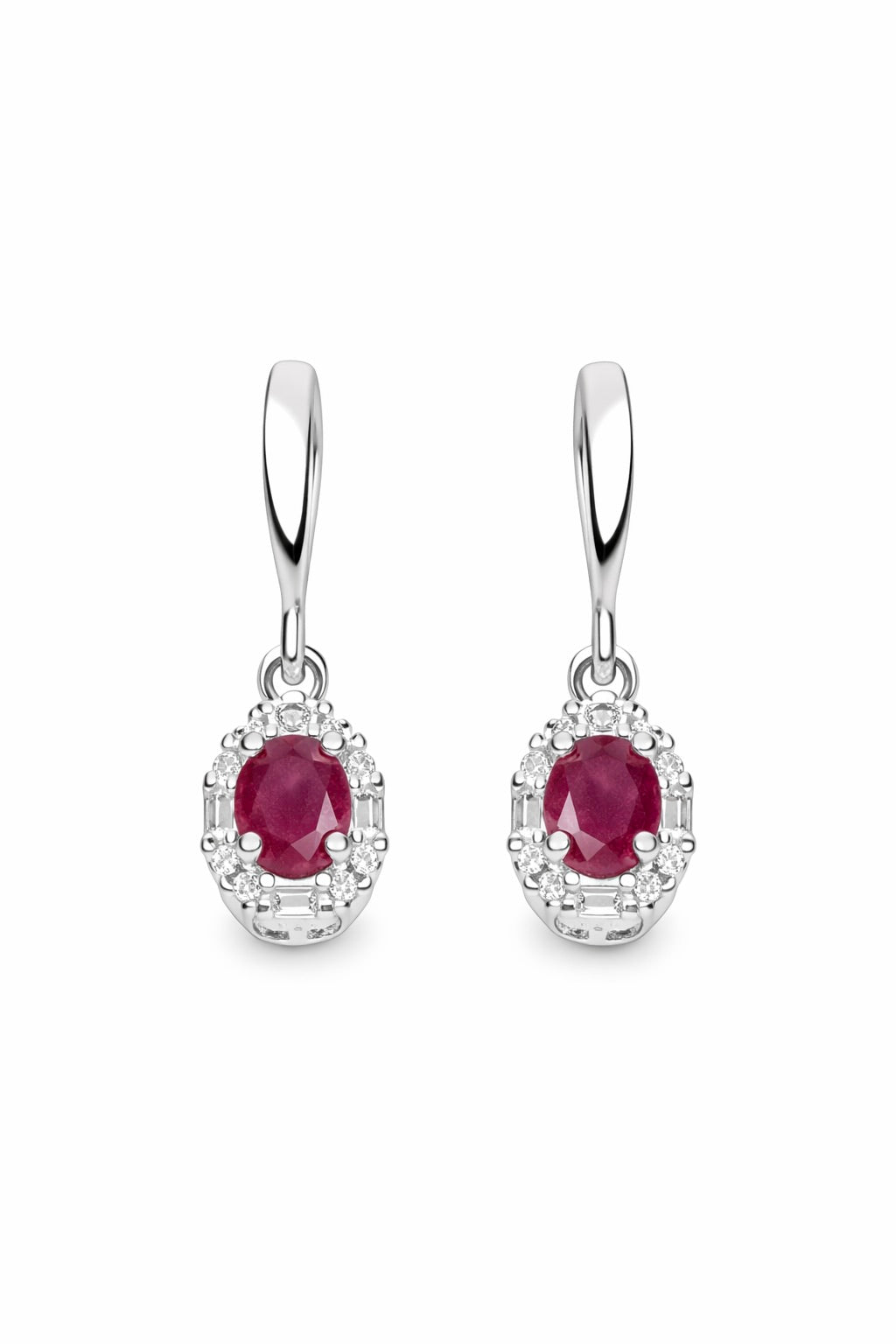 Ruby Drop Earings