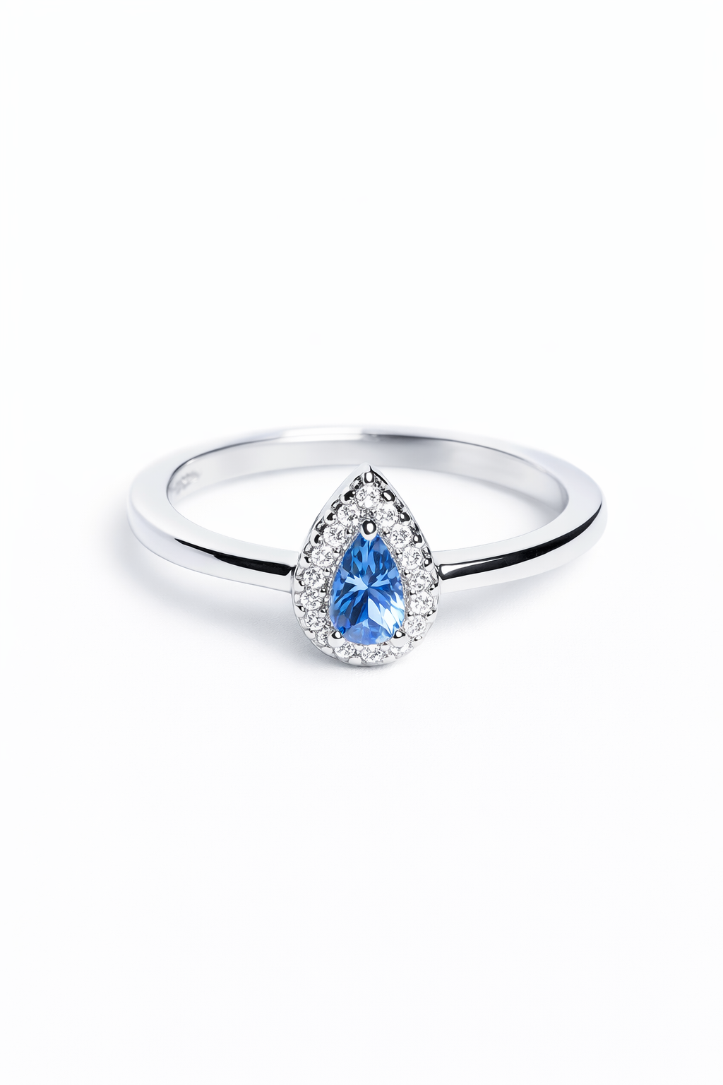 Tanzanite Drop Ring