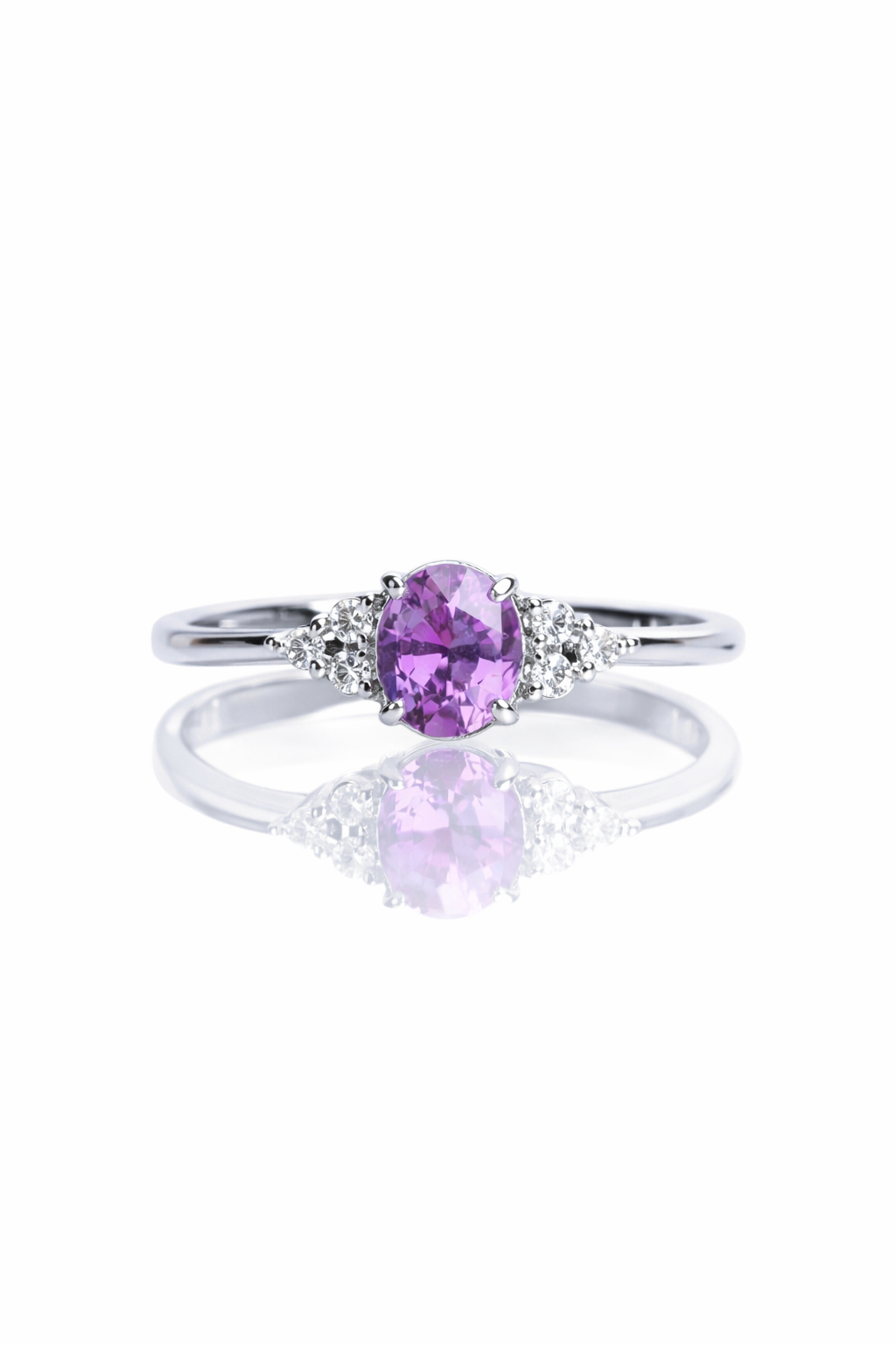 14K Violet Sapphire Juliet Ring
