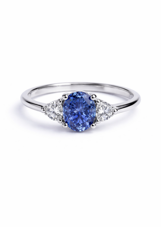 Blue Serene Sapphire Ring
