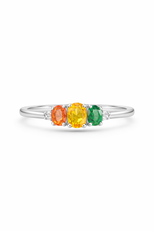 Tri-Colour Ring