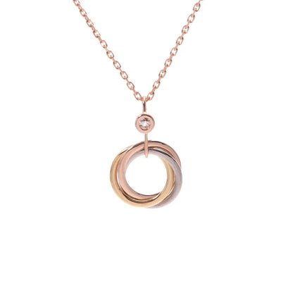 Trinity The Silver Gold and Rose Gold Necklace