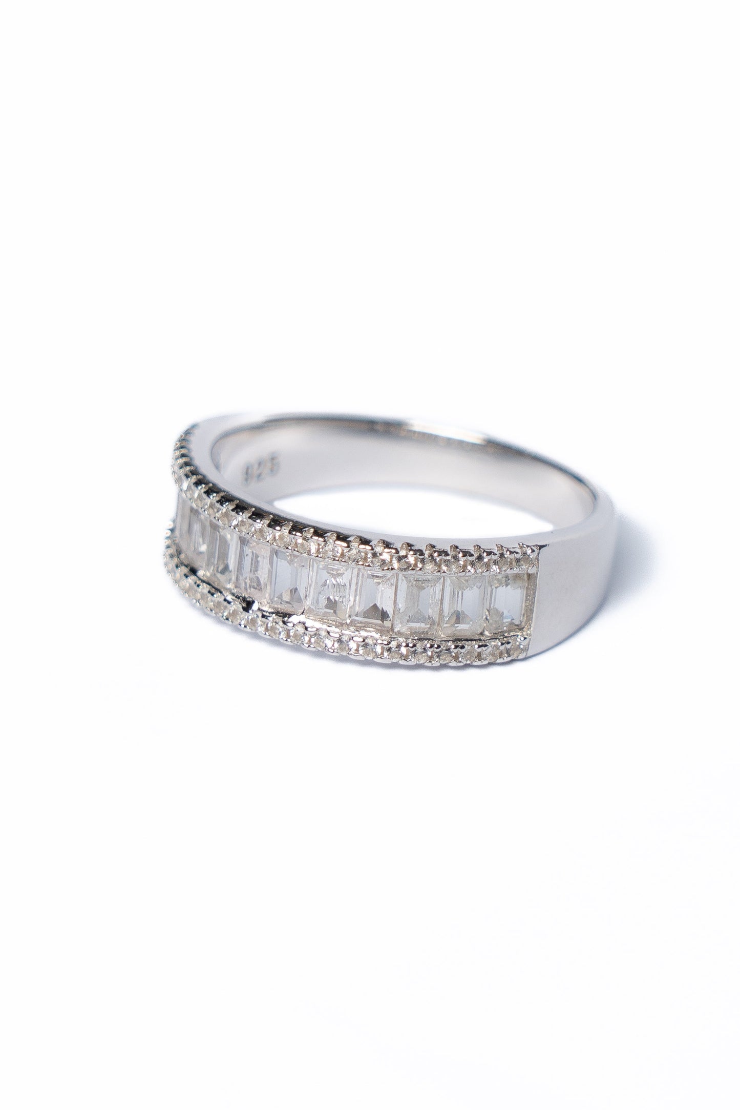 Zircon Channel Set Ring