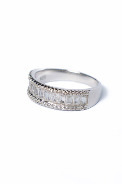 Zircon Channel Set Ring