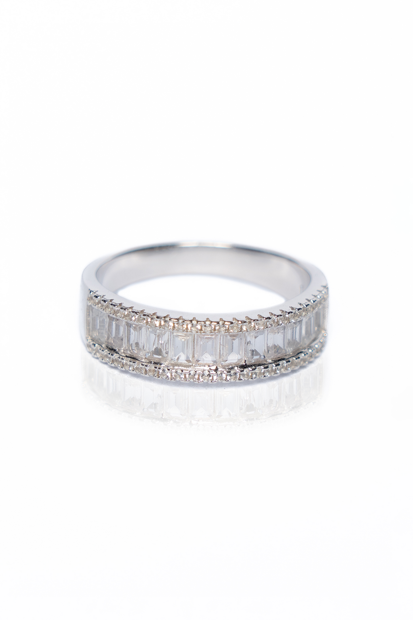 Zircon Channel Set Ring