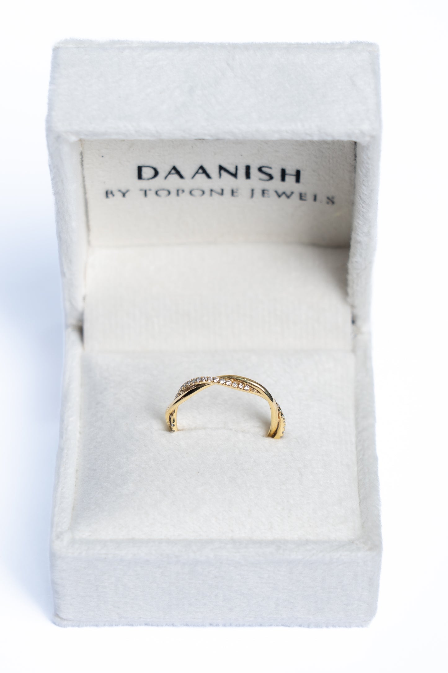 Simple Tangled Band Ring