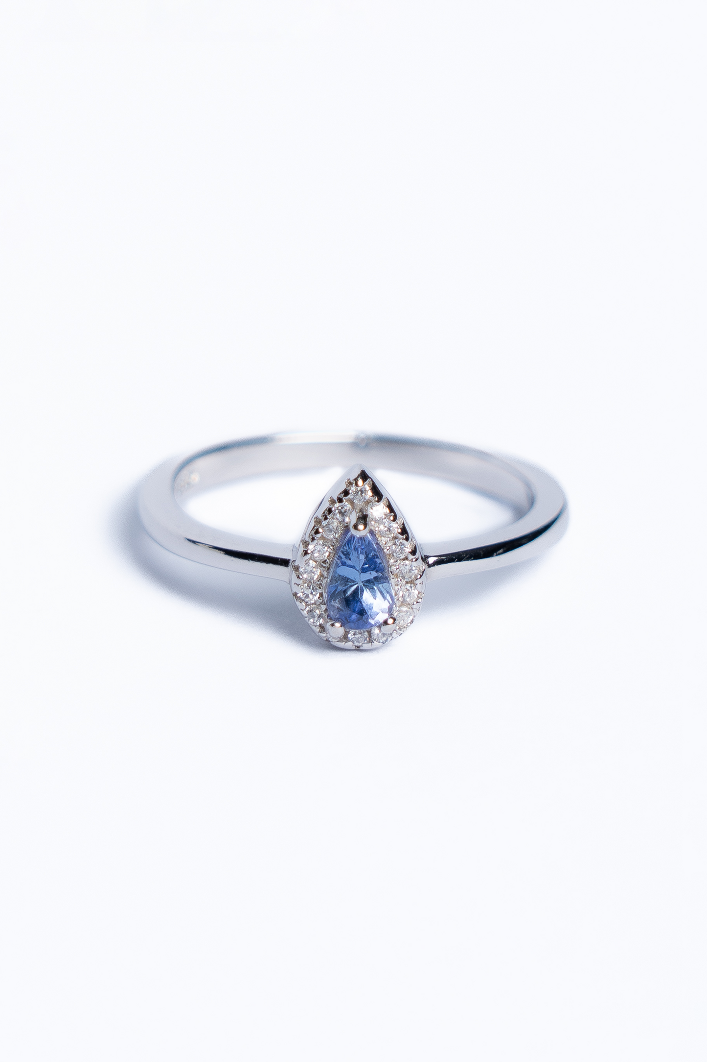 Tanzanite Drop Ring
