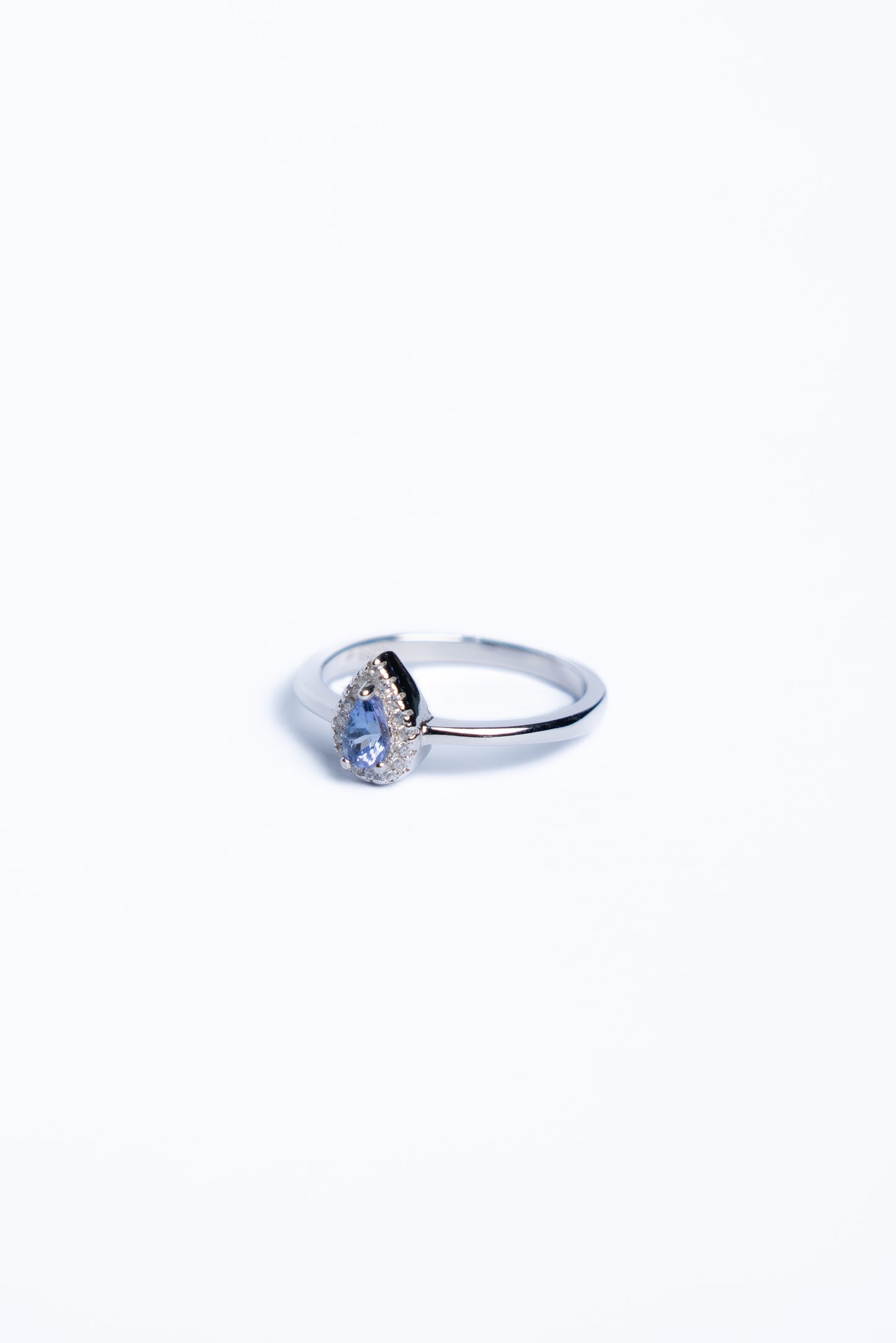 Tanzanite Drop Ring
