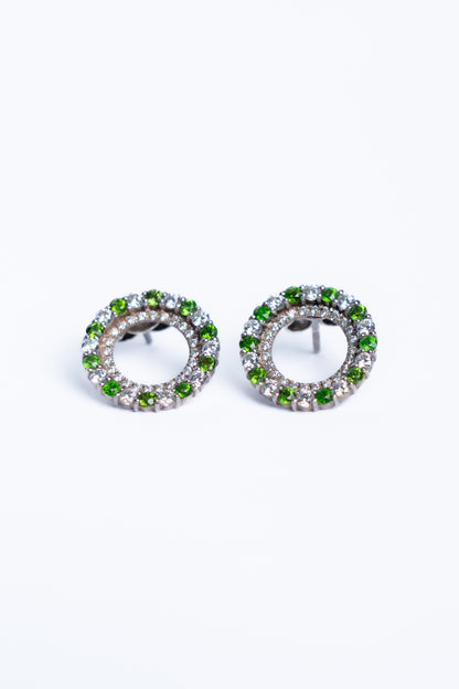 Tsavorite Stud Earrings