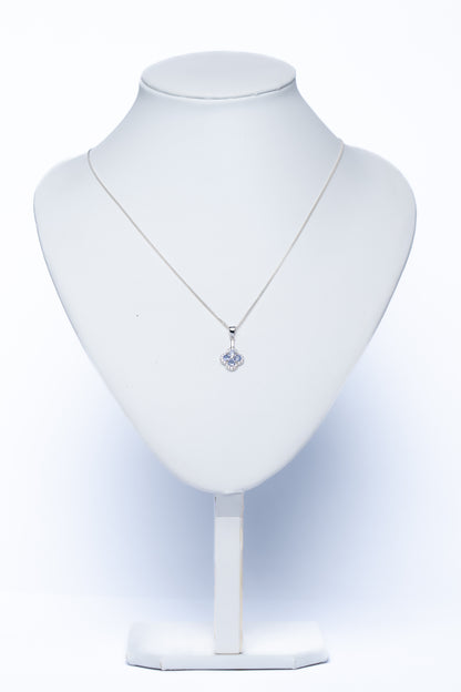 Tanzanite Clover Pendant