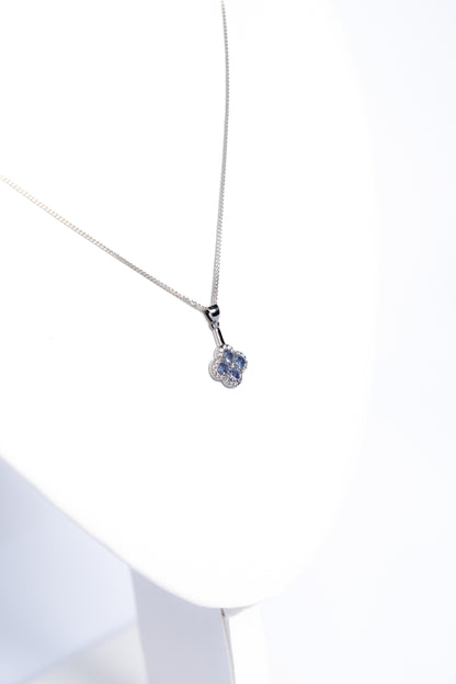 Tanzanite Clover Pendant