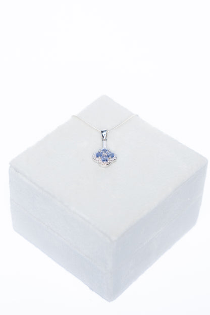 Tanzanite Clover Pendant