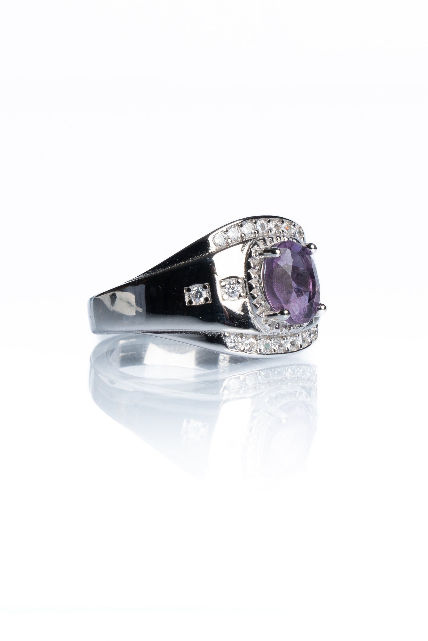 Amethyst Men's Ring