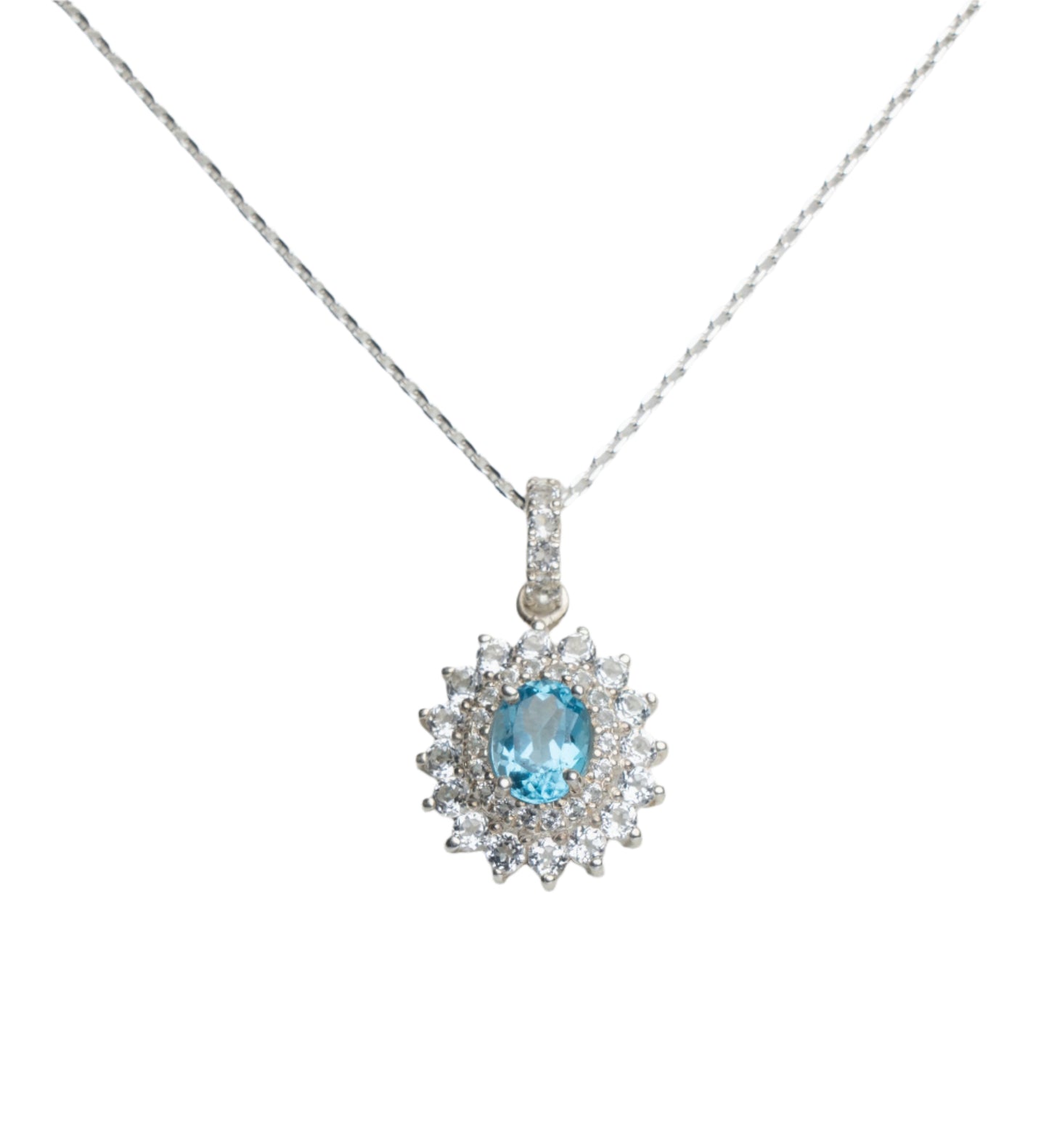 Blue Topaz Pendant