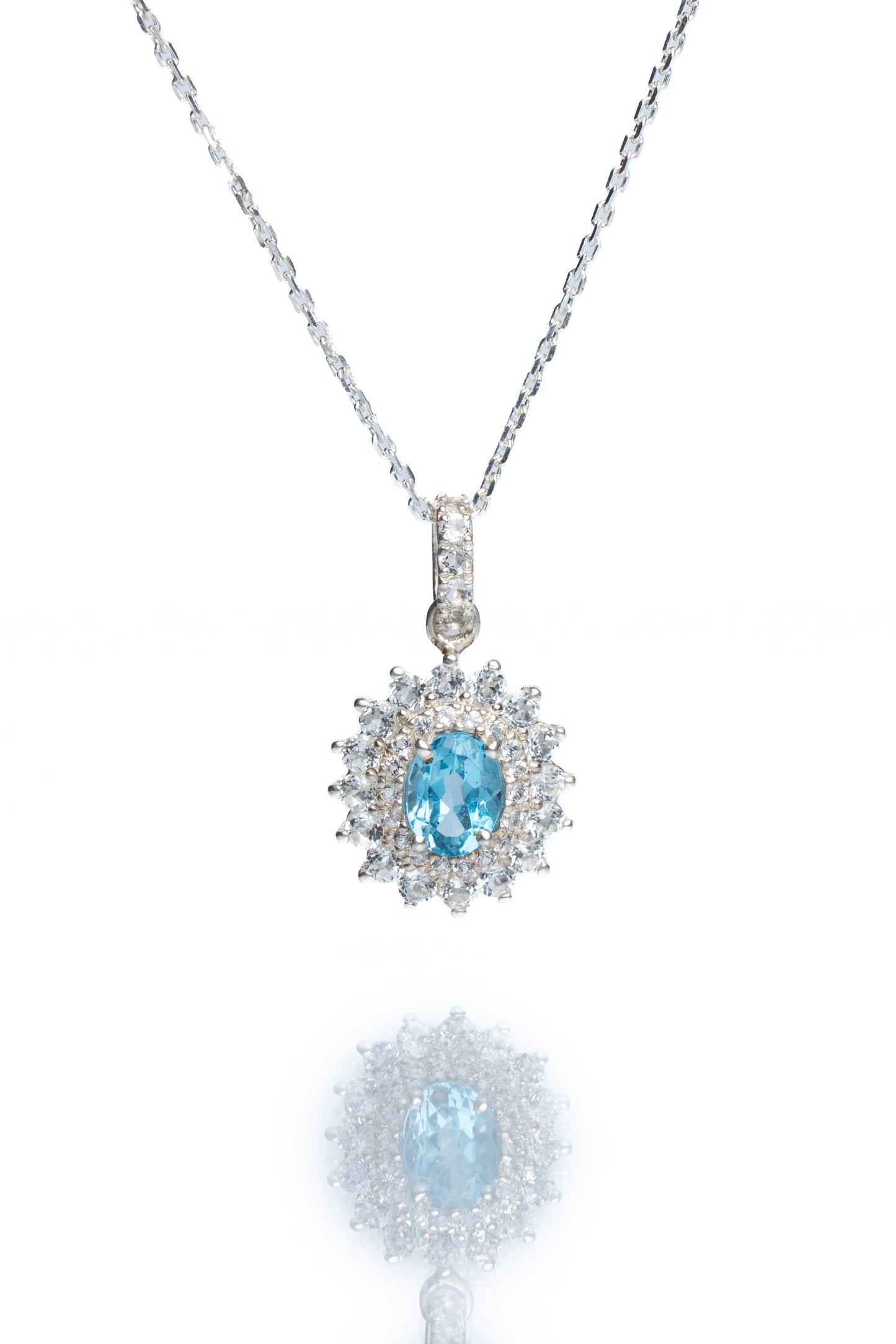 Blue Topaz Pendant