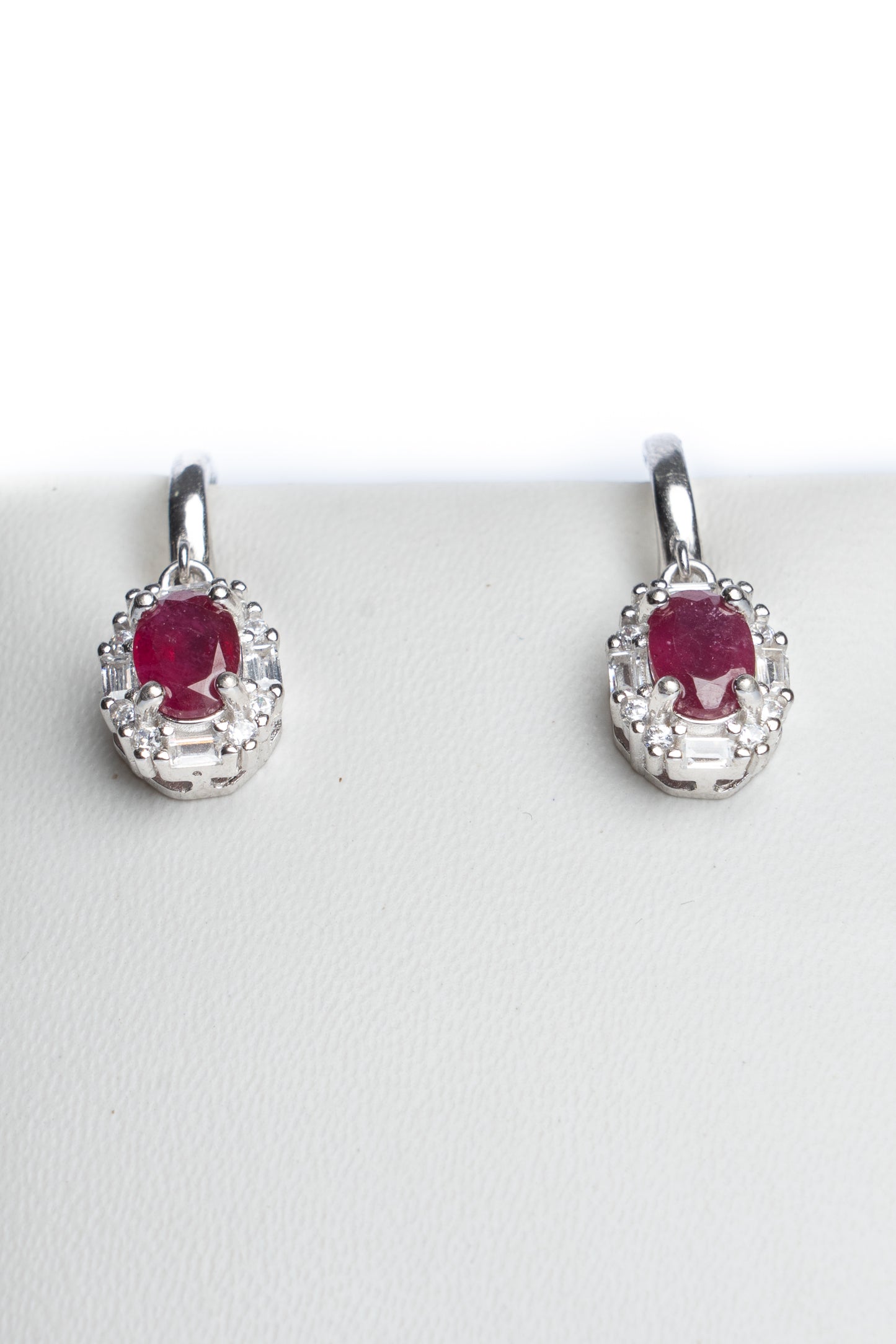 Ruby Drop Earings
