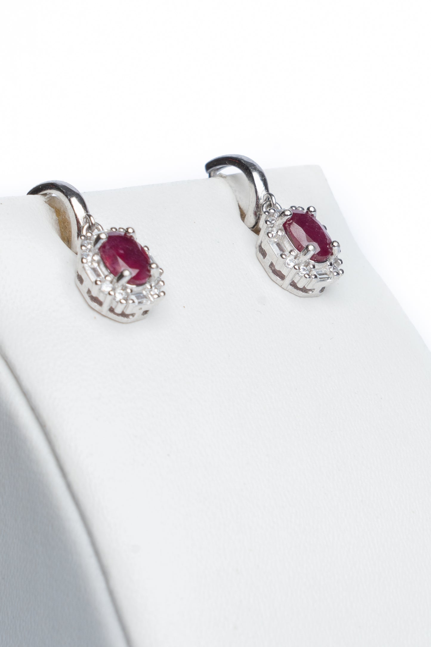 Ruby Drop Earings