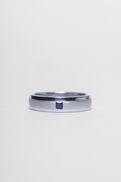 Blue Sapphire Men's Ring