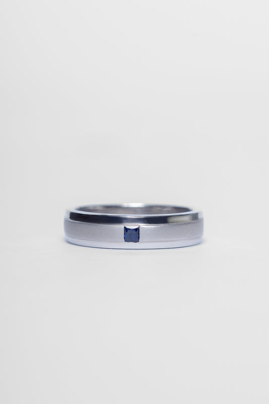 Blue Sapphire Men's Ring