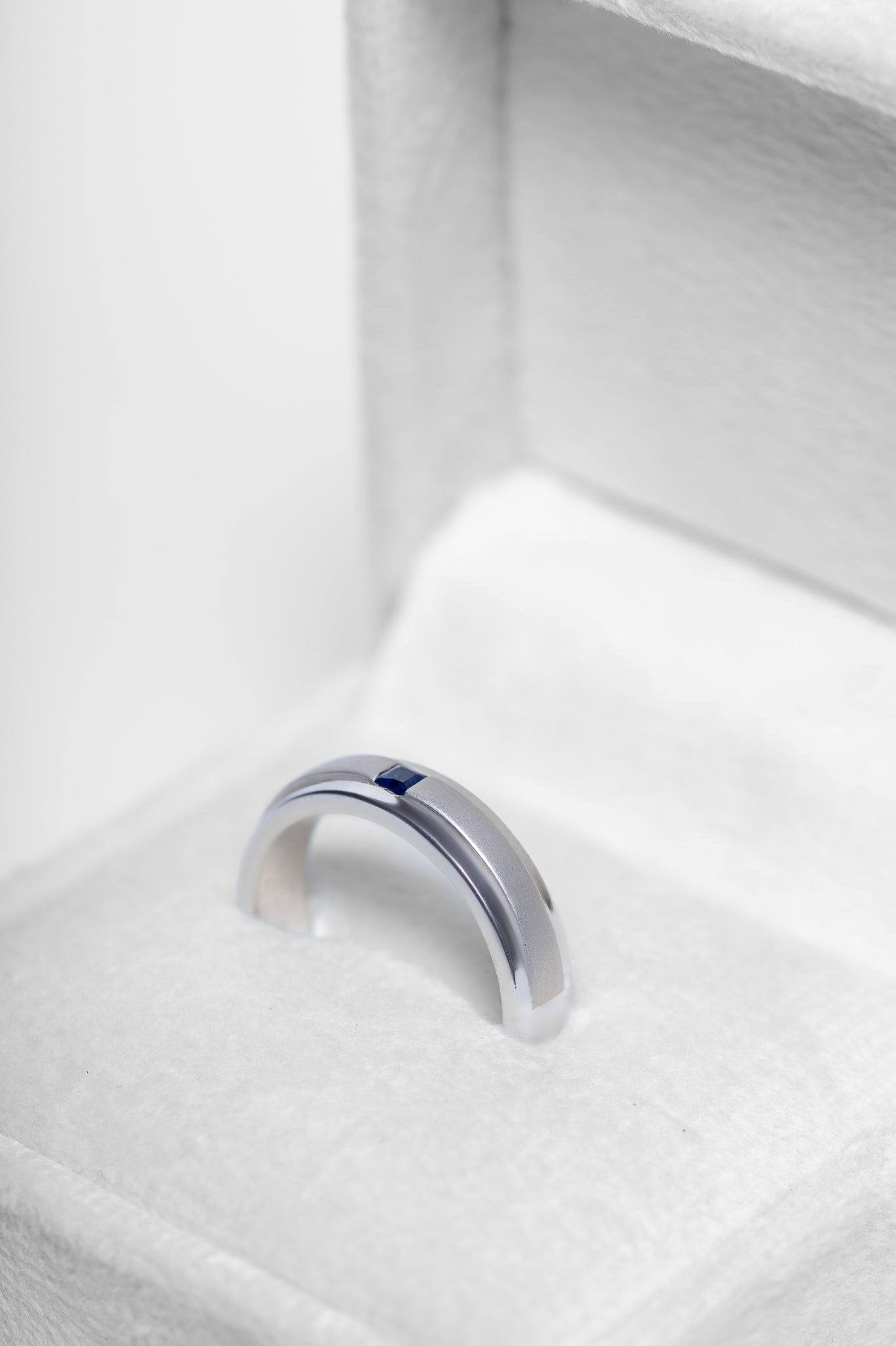 Blue Sapphire Men's Ring
