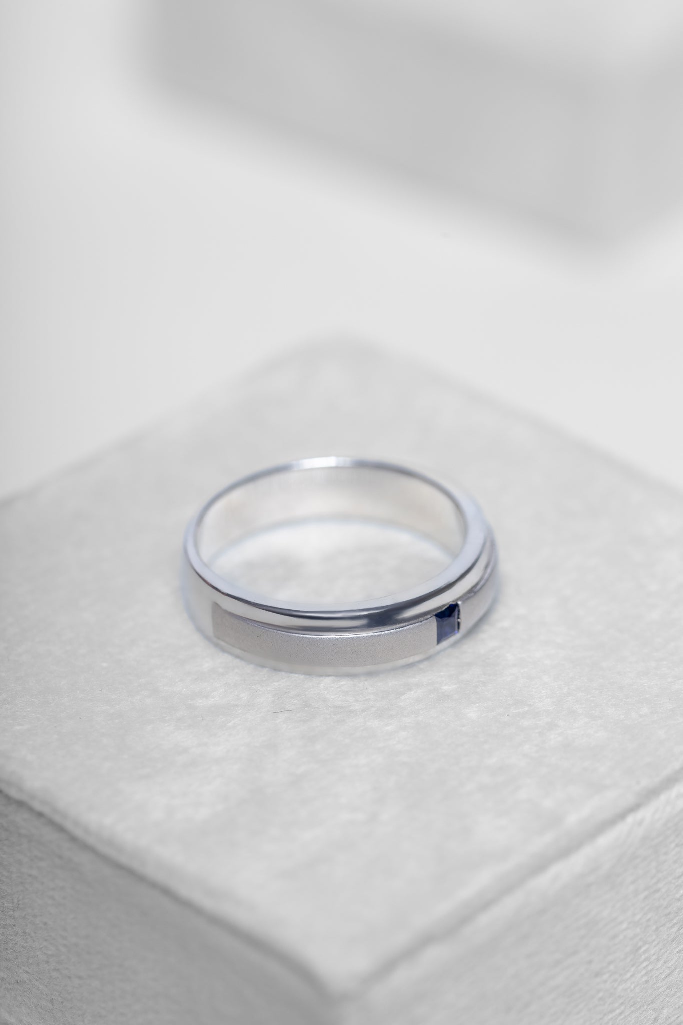 Blue Sapphire Men's Ring
