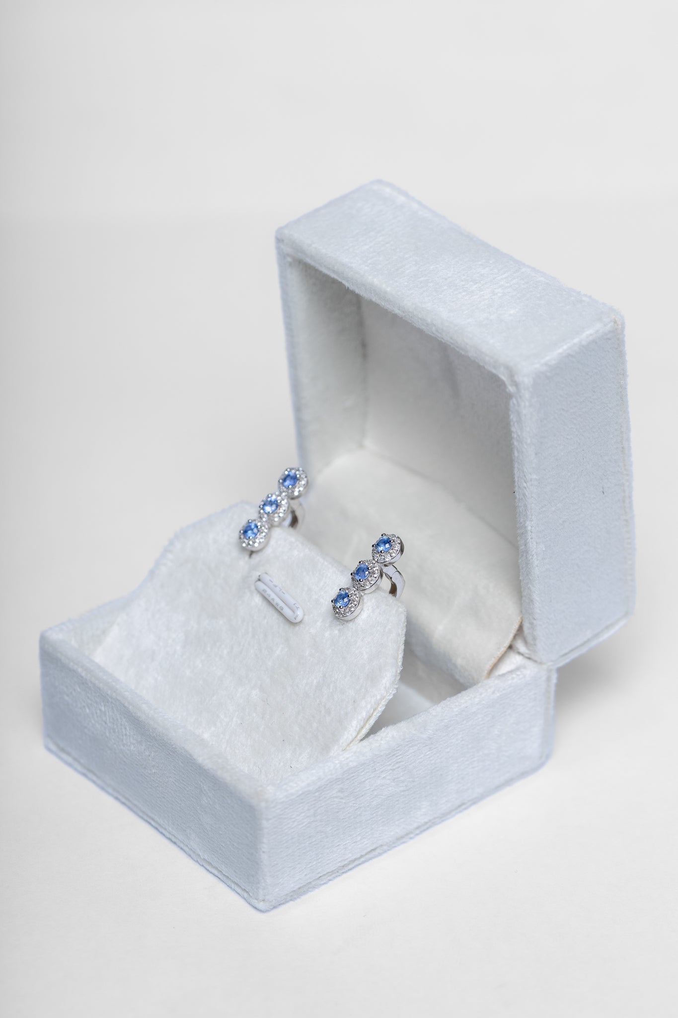 Tanzanite Tri Earrings