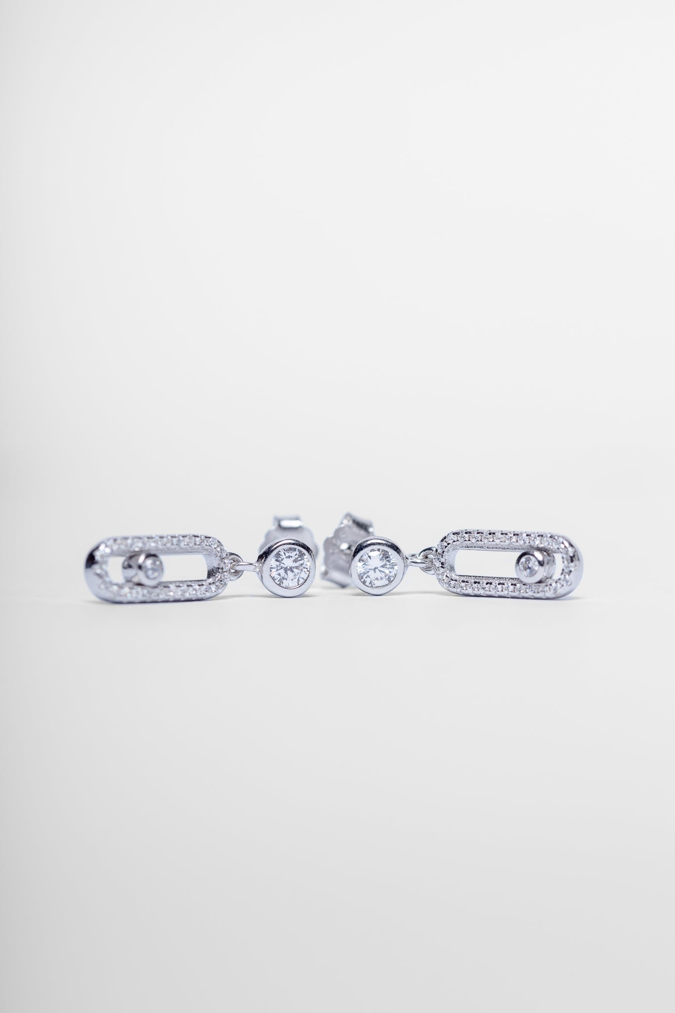 Zircon Drop Earrings