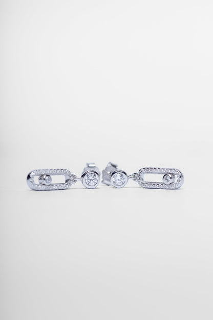 Zircon Drop Earrings