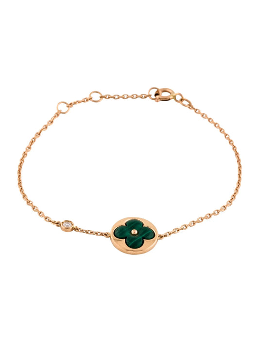 Colour Blossom Sun Malachite Diamond Bracelet