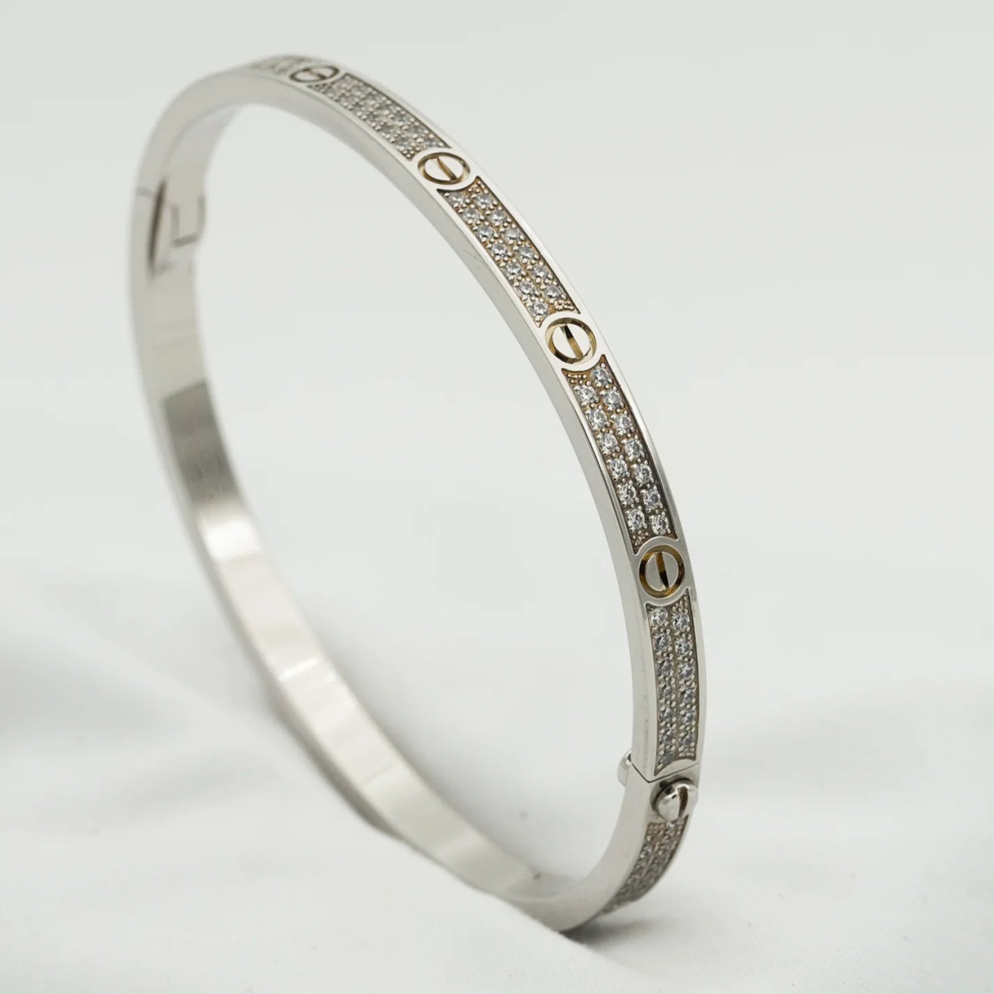 Love 5mm Diamond Paved Bracelet 3 Colors