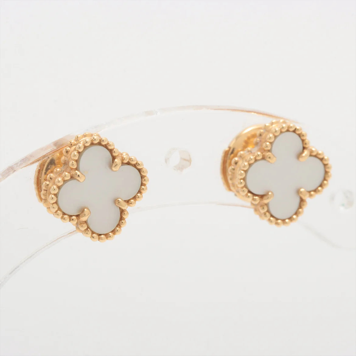 Clover Mother Of Pearl Stud Earrings